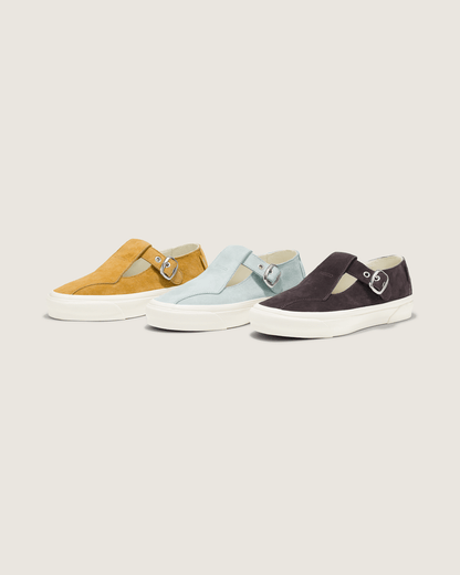 Vans Premium Mary Jane Suede Shoe in Harvest Gold Yellow