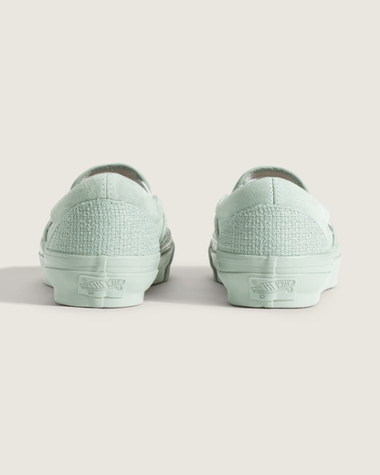 Vans Premium Classic Slip-On Shoe in Olive Grey