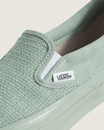 Vans Premium Classic Slip-On Shoe in Olive Grey
