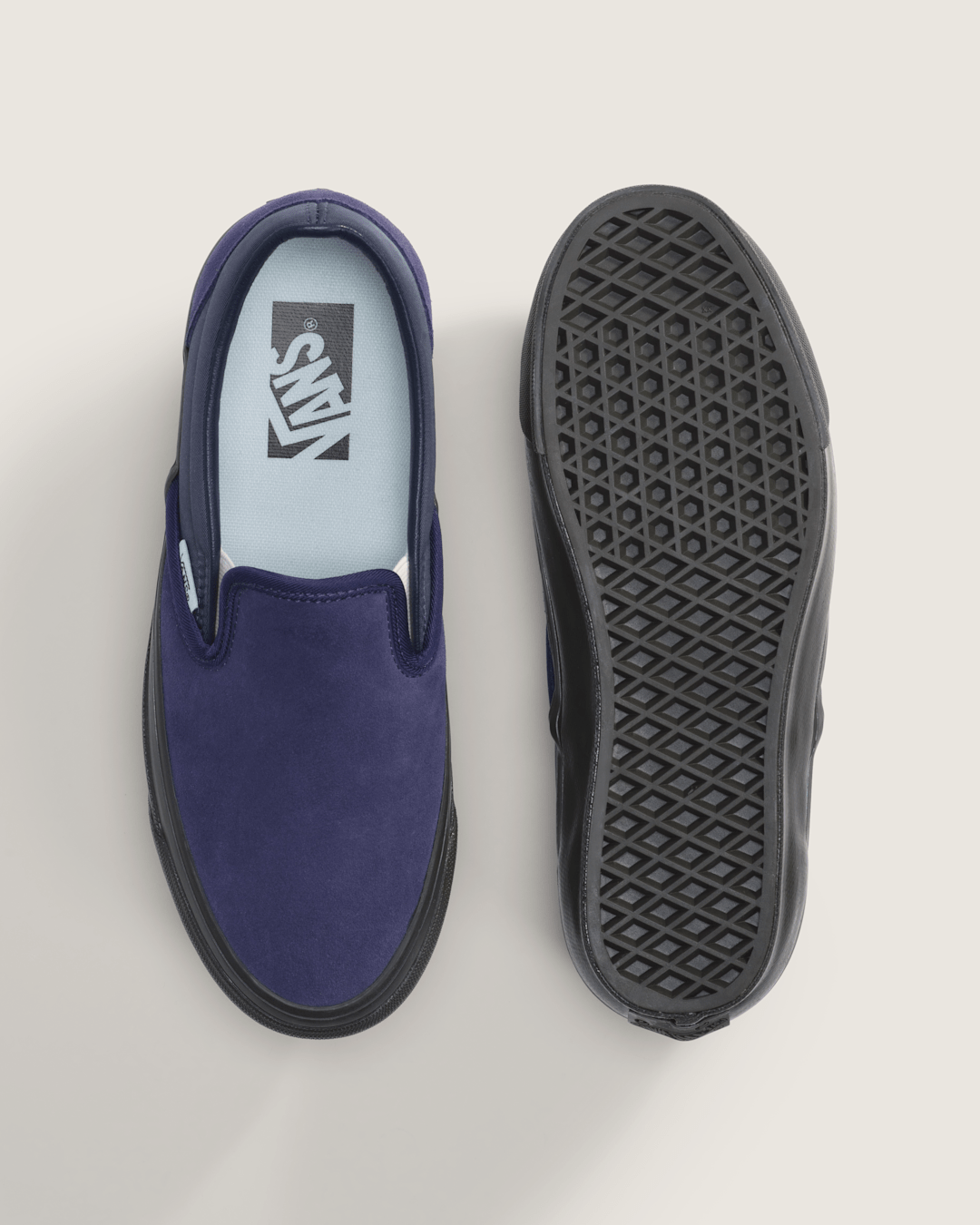 Vans Premium Classic Slip-On Shoe in Deep Twilight Blue