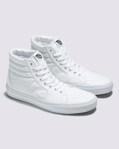 Vans Sk8-Hi Wide Canvas True White Classics Shoe
