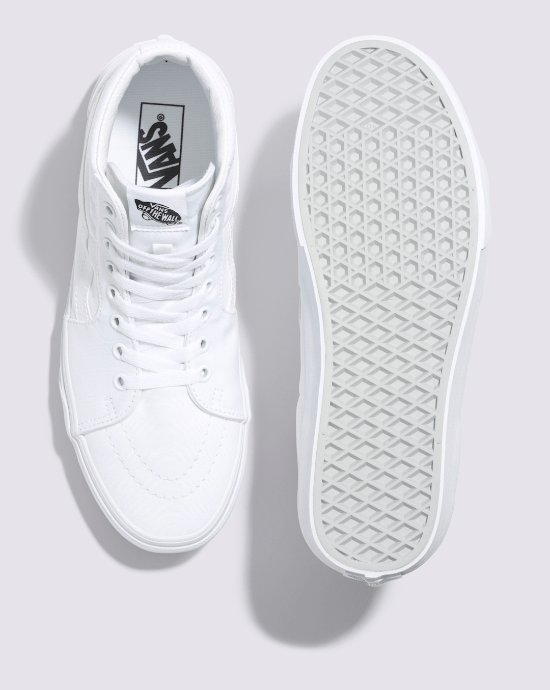Vans Sk8-Hi Wide Canvas True White Classics Shoe