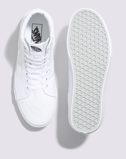 Vans Sk8-Hi Wide Canvas True White Classics Shoe