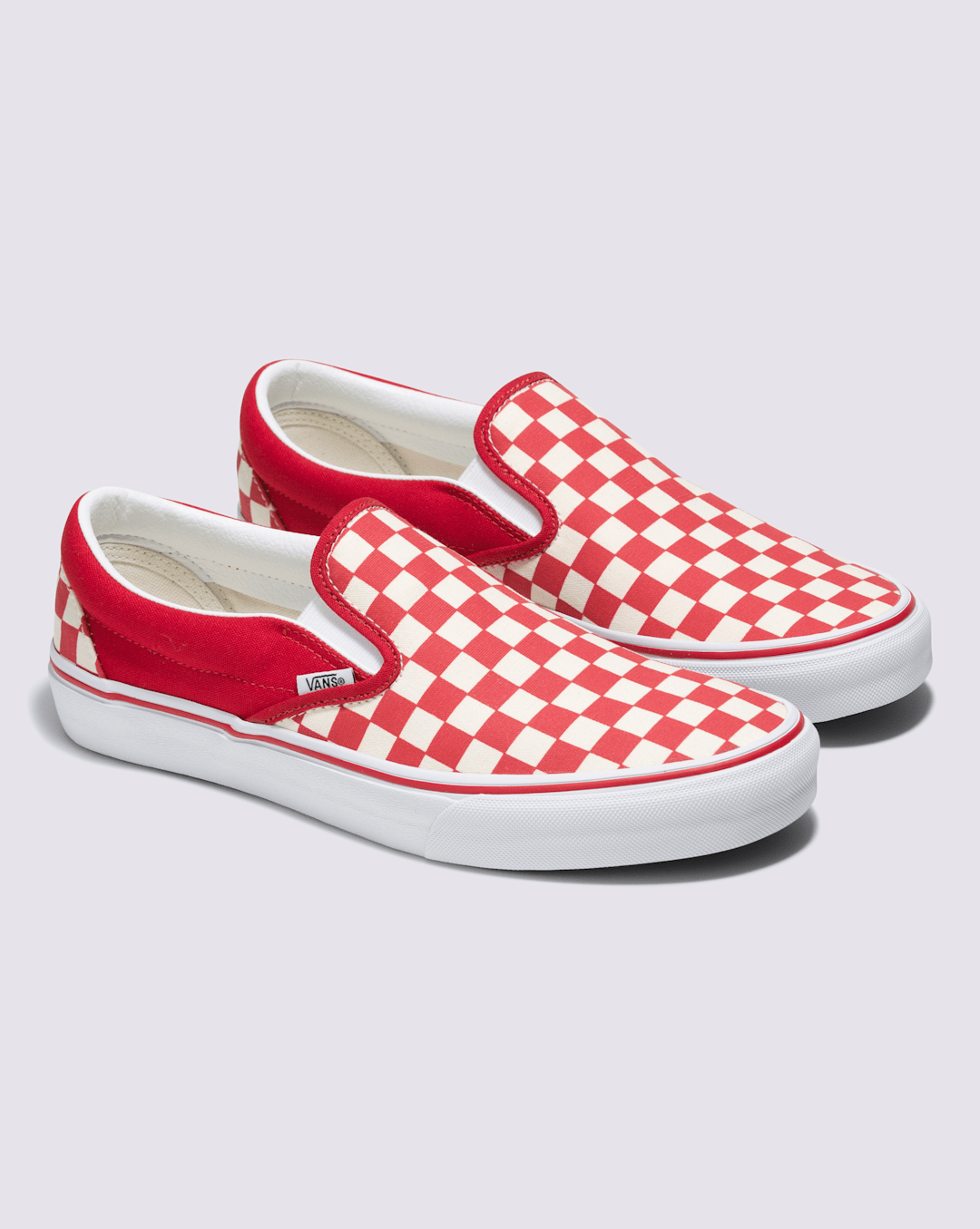 Vans Customs Classic Slip-On Checkerboard Wide Shoe in Customs