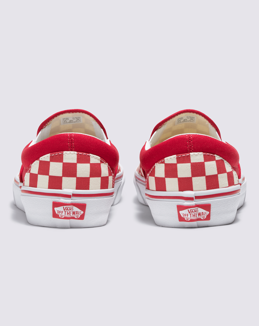 Vans Customs Classic Slip-On Checkerboard Wide Shoe in Customs