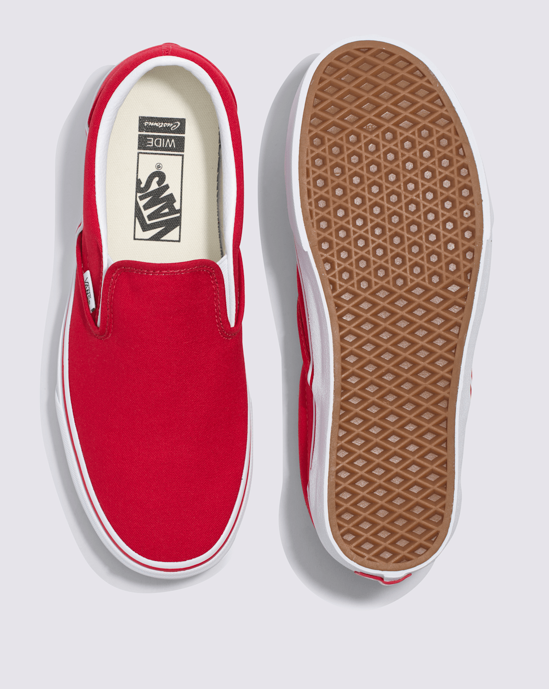 Vans Customs Classic Slip-On Wide Shoe in Customs
