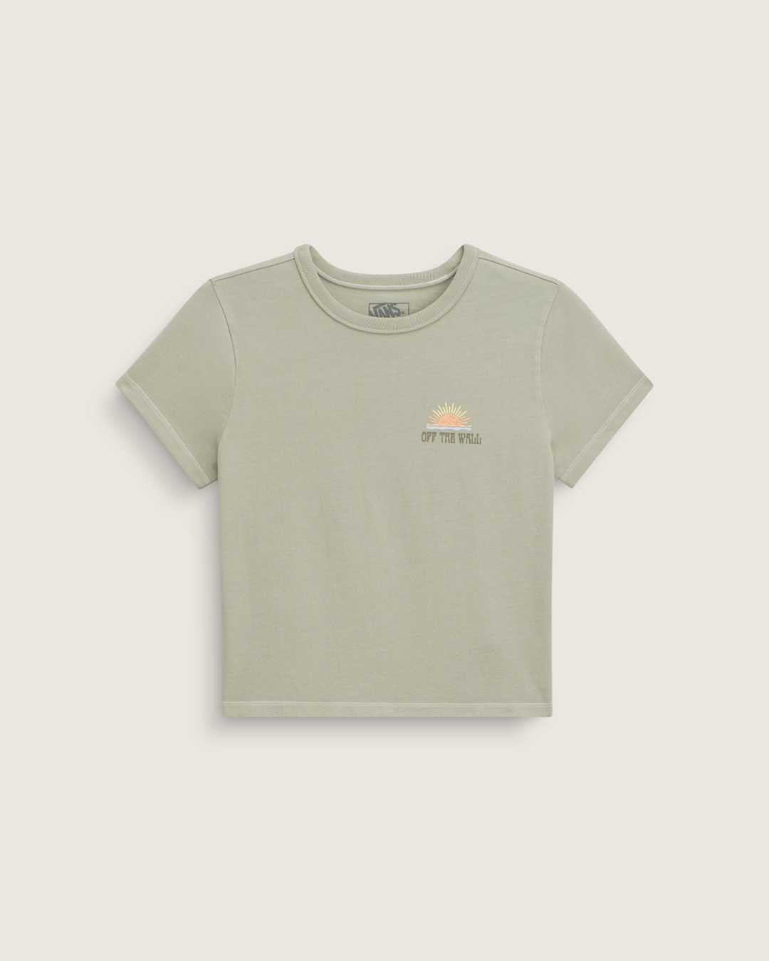 Vans Pipe Dream T-Shirt in Soft Sage Green