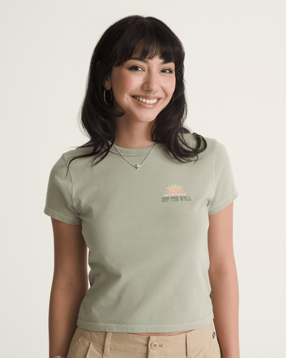 Vans Pipe Dream T-Shirt in Soft Sage Green