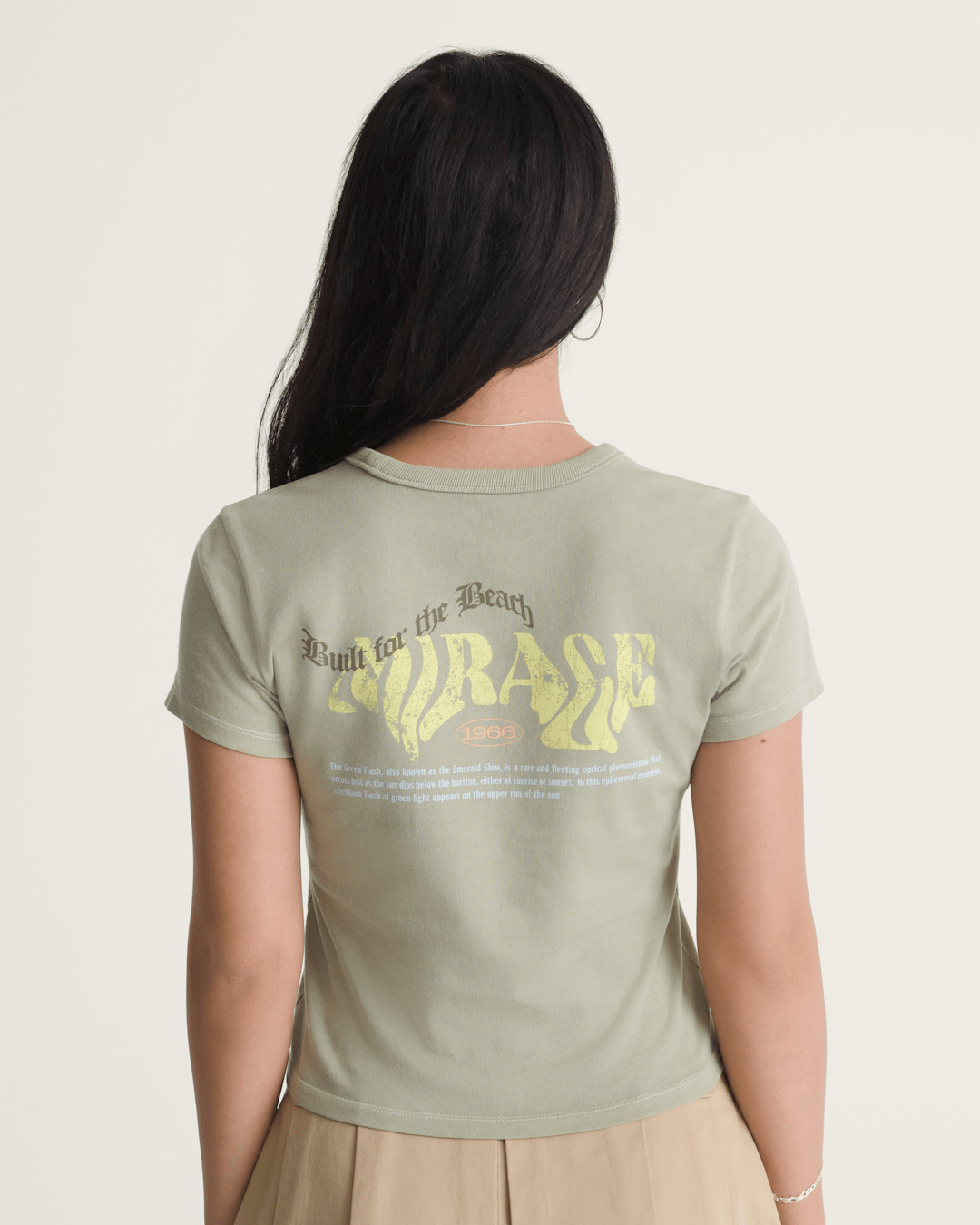 Vans Pipe Dream T-Shirt in Soft Sage Green