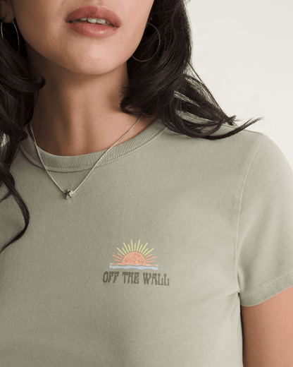 Vans Pipe Dream T-Shirt in Soft Sage Green