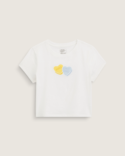 Vans Candy Mixed Emo T-Shirt in Marshmallow White