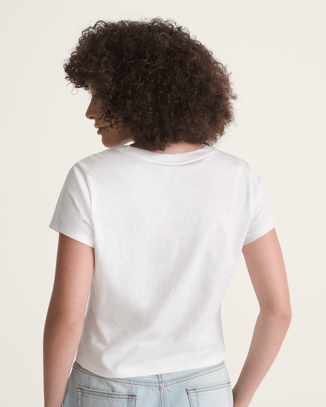Vans Candy Mixed Emo T-Shirt in Marshmallow White