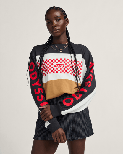 Vans Vans X Odyssey Long Sleeve Jersey in Odyssey Black