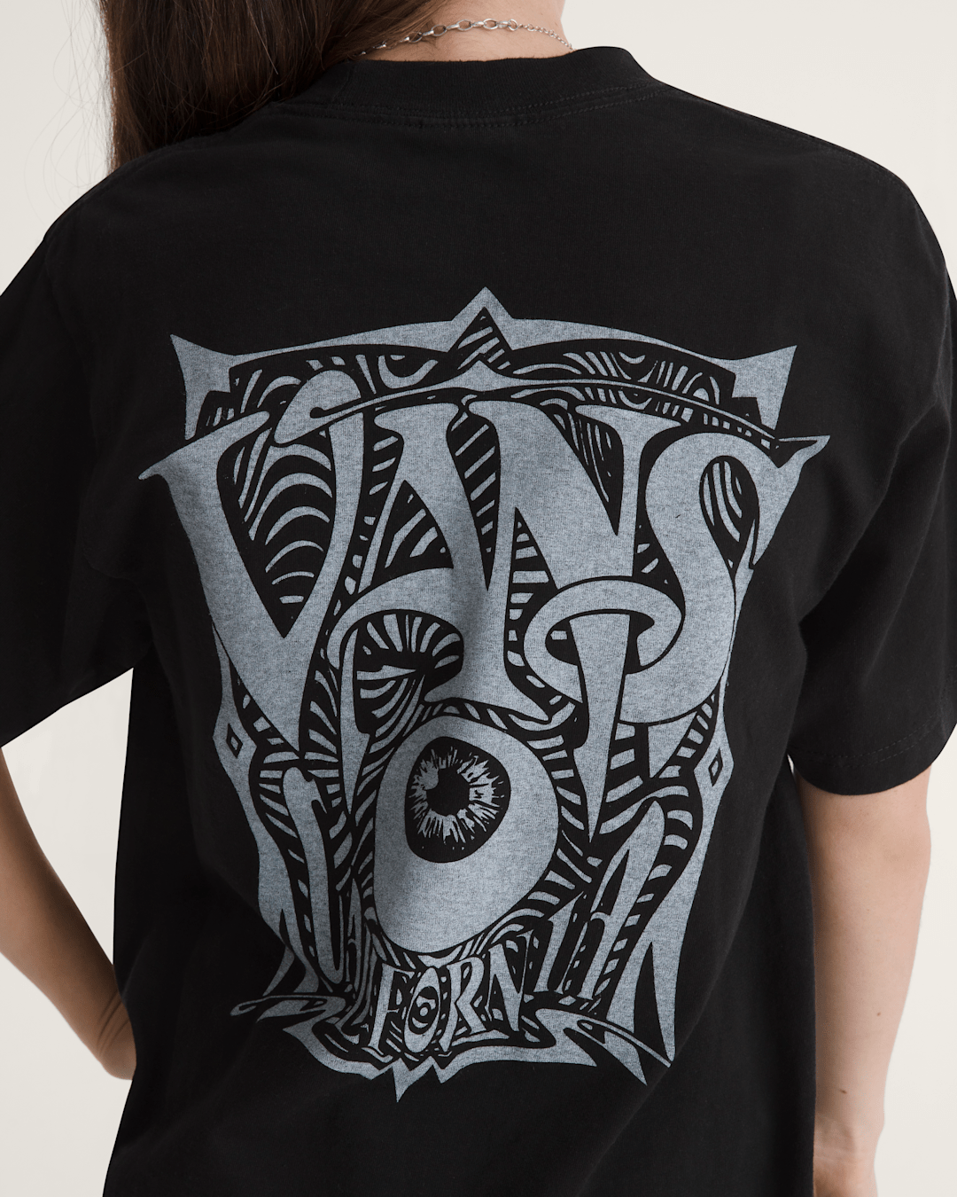 Vans Waffle Shop Optic Eye T-Shirt in Black