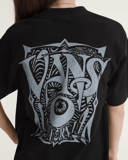 Vans Waffle Shop Optic Eye T-Shirt in Black
