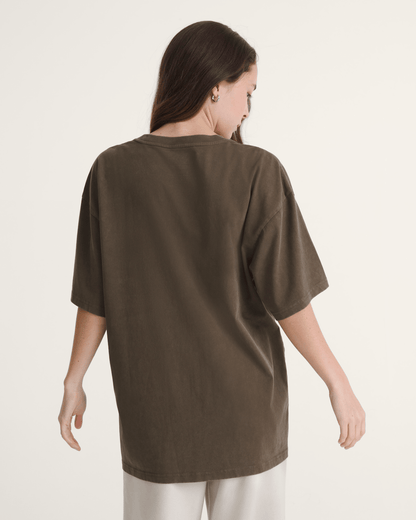 Vans Snow Chutes T-Shirt in Coal Brown