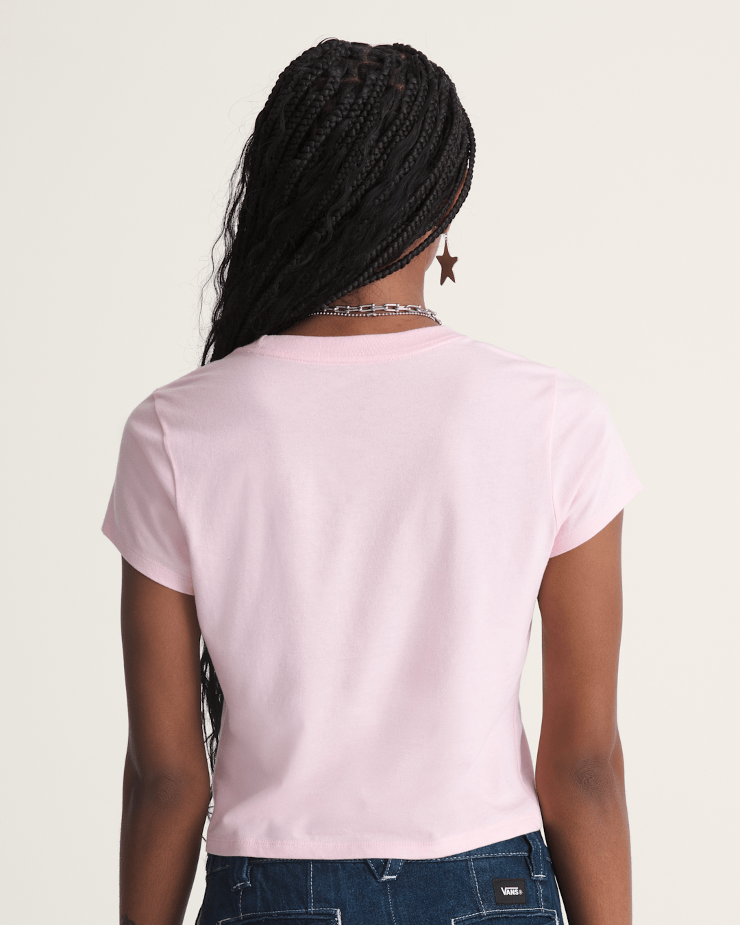 Vans Candy Mixed Emo T-Shirt in Coral Blush Pink