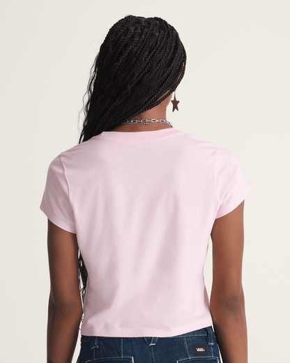 Vans Candy Mixed Emo T-Shirt in Coral Blush Pink