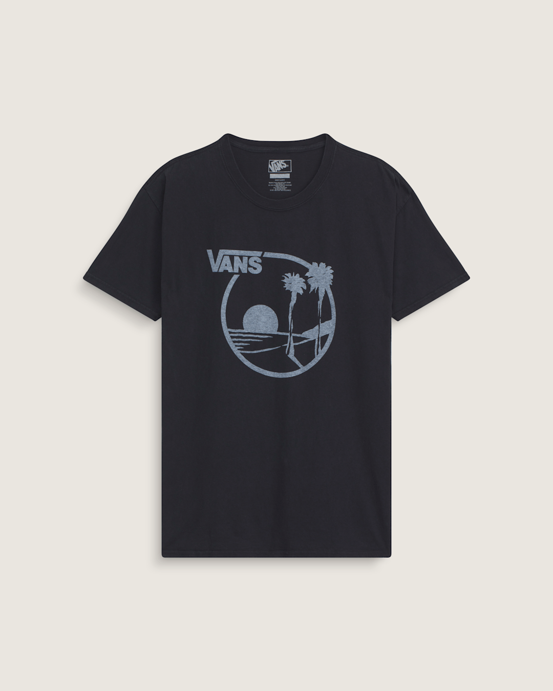 Vans Waffle Shop Sun Vans Style T-Shirt in Black