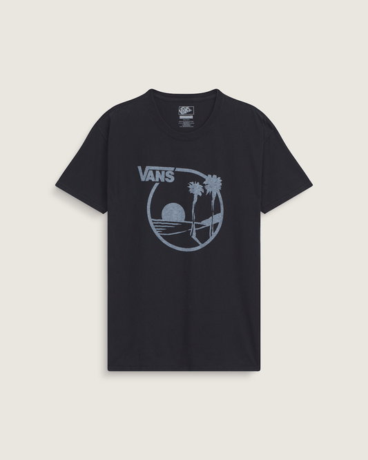 Vans Waffle Shop Sun Vans Style T-Shirt in Black