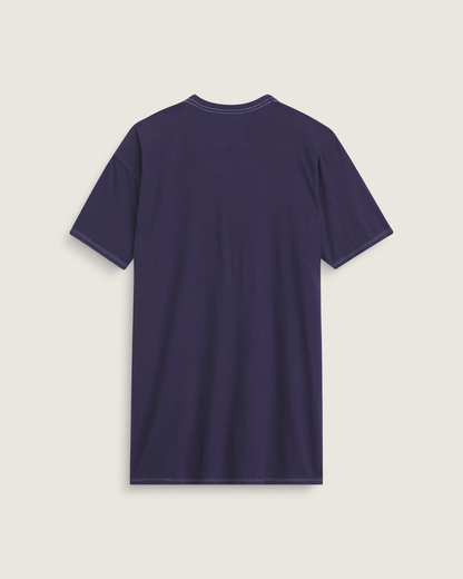 Vans Waffle Shop Skate Crest T-Shirt in Navy Blue