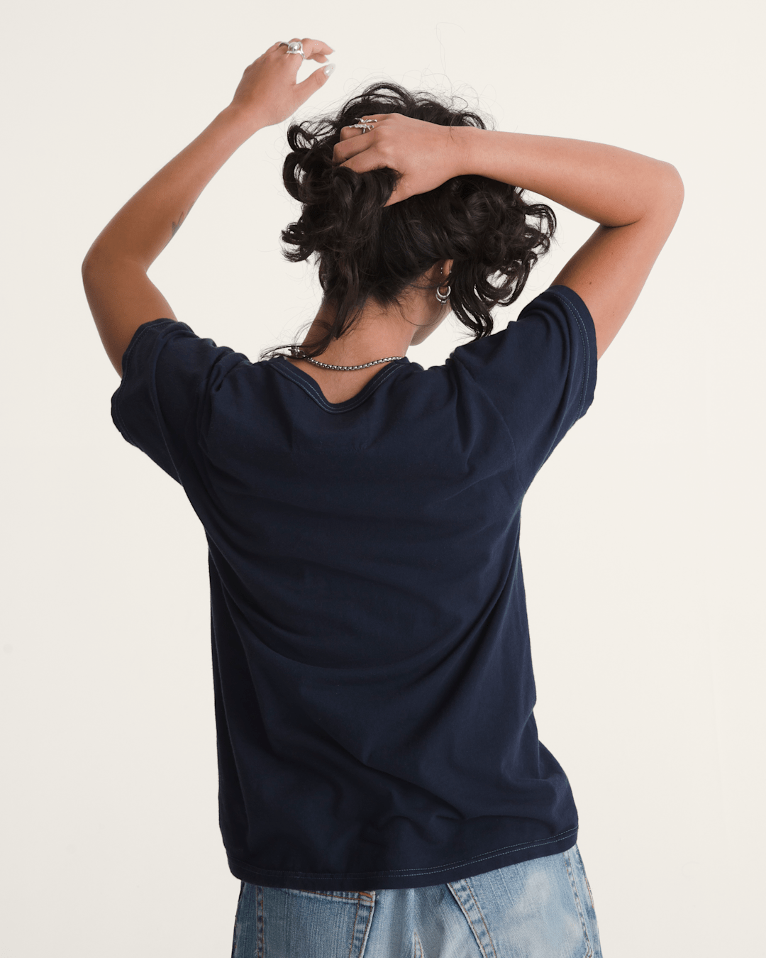 Vans Waffle Shop Skate Crest T-Shirt in Navy Blue