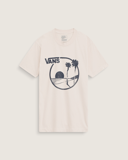 Vans Waffle Shop Sun Vans Style T-Shirt in Marshmallow