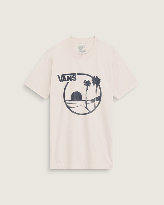 Vans Waffle Shop Sun Vans Style T-Shirt in Marshmallow