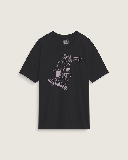 Vans Waffle Shop Skate Crest T-Shirt in Black