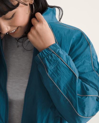 Vans Nyla Track Jacket in Stv Navy Blue