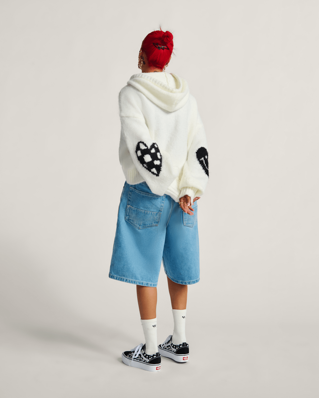 Vans Kawaii Hoodie in Marshmallow Beige