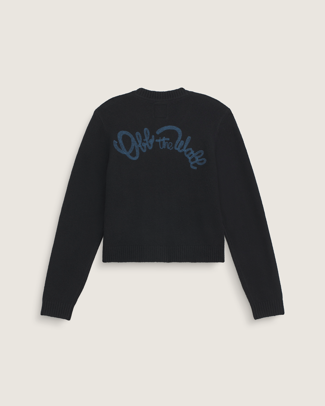 Vans Dolly Chain Stitch Cardigan Sweater in Black