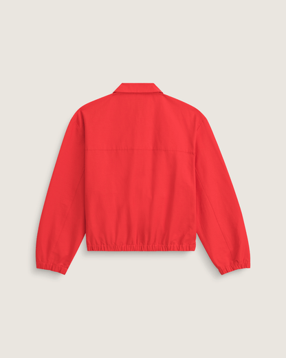Vans Lightweight Bomber Jacket in Racing Red