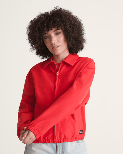 Vans Lightweight Bomber Jacket in Racing Red