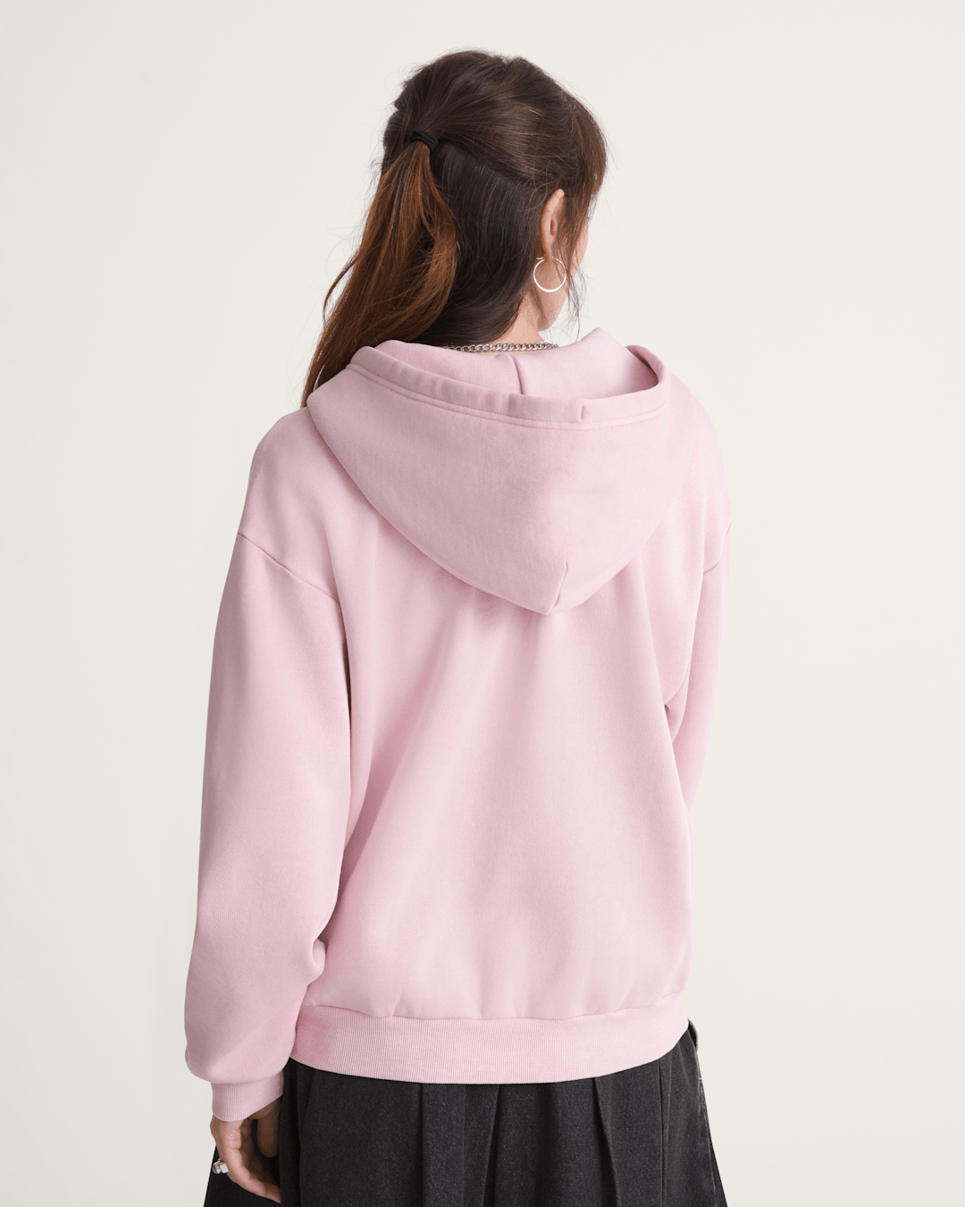 Vans Salton Washed Full Zip Hoodie in CORAL BLUSH