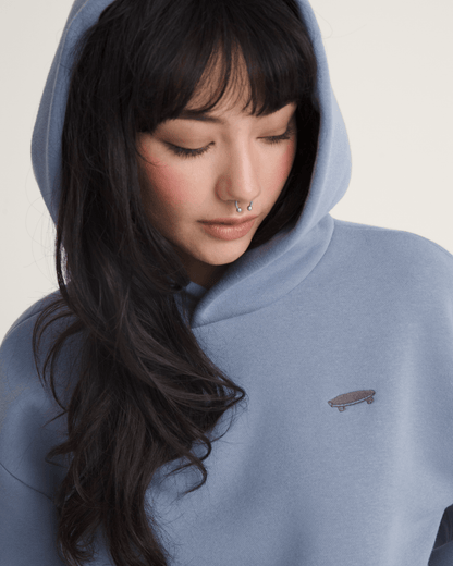 Vans Salton Pullover Hoodie in Glacial Slate Blue