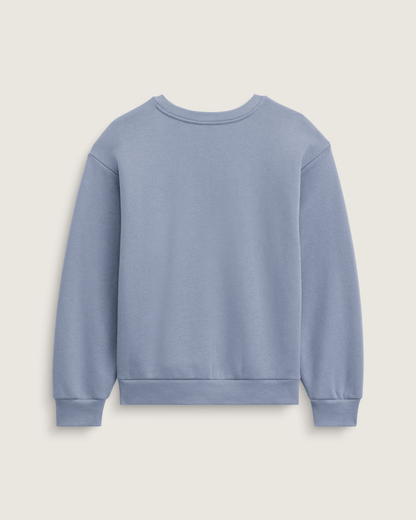 Vans Salton Crew Sweatshirt in Glacial Slate Blue