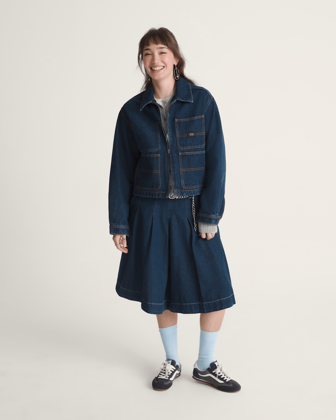 Vans Emily Boxy Work Wear Jacket in Dark Rise