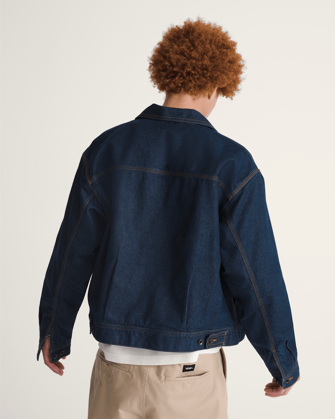 Vans Premium Denim Station Jacket in Dark Indigo Blue