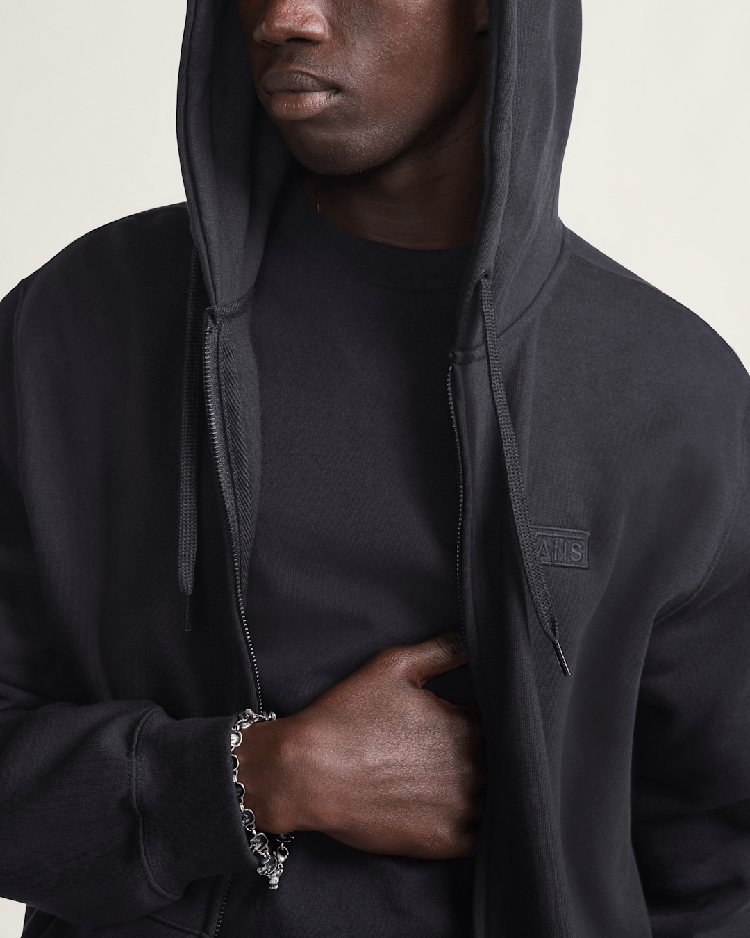 Vans Core Basic Full Zip Hoodie in Black
