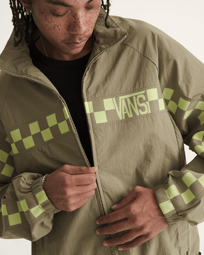 Vans Ronnie Track Jacket in Bay Leaf Green