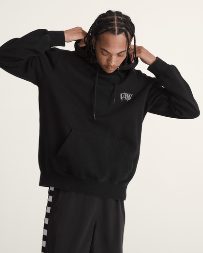 Vans Waffle Shop Optic Eye Pullover Hoodie in Black
