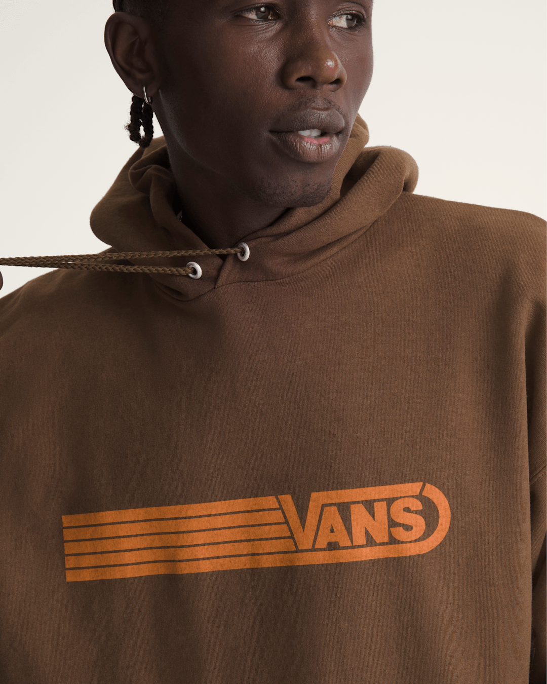 Vans Waffle Shop Serio Vans Style Pullover Hoodie in Brown