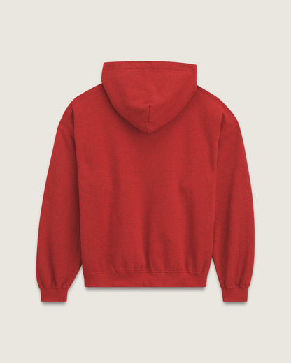 Vans Waffle Shop Wave Blend Pullover Hoodie in Red