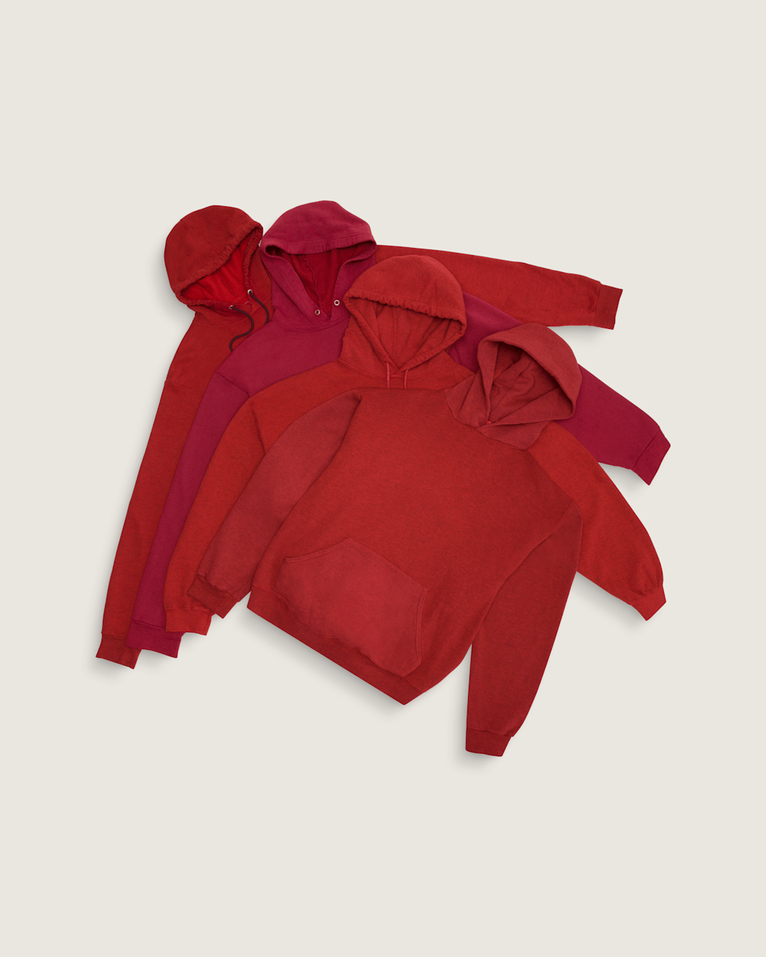 Vans Waffle Shop Wave Blend Pullover Hoodie in Red