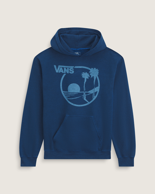 Vans Waffle Shop Sun Vans Style Pullover Hoodie in Navy Blue