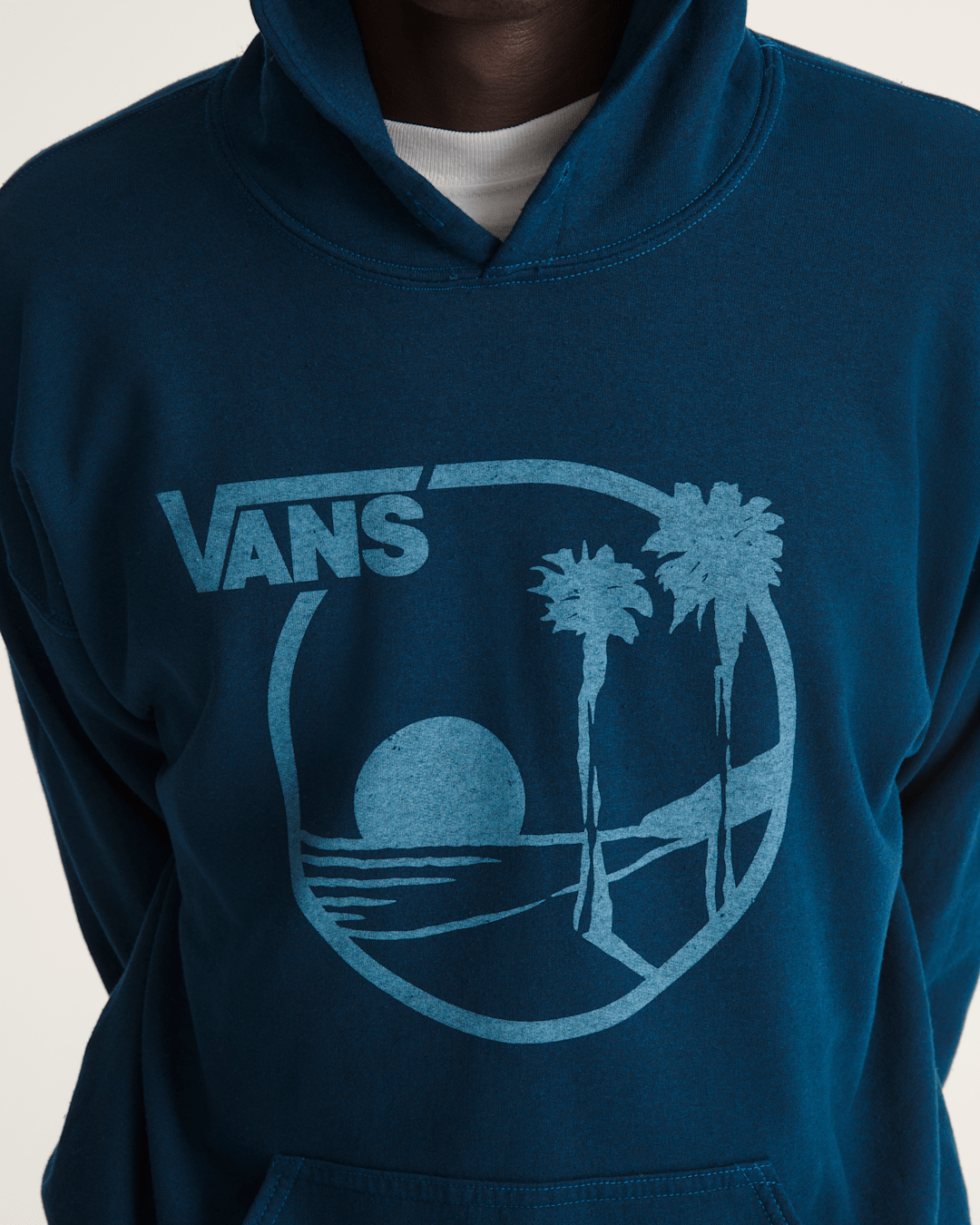 Vans Waffle Shop Sun Vans Style Pullover Hoodie in Navy Blue