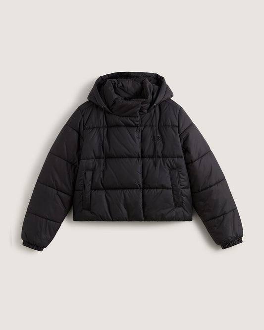 Vans Hillgate Cropped Puffer Jacket in Black