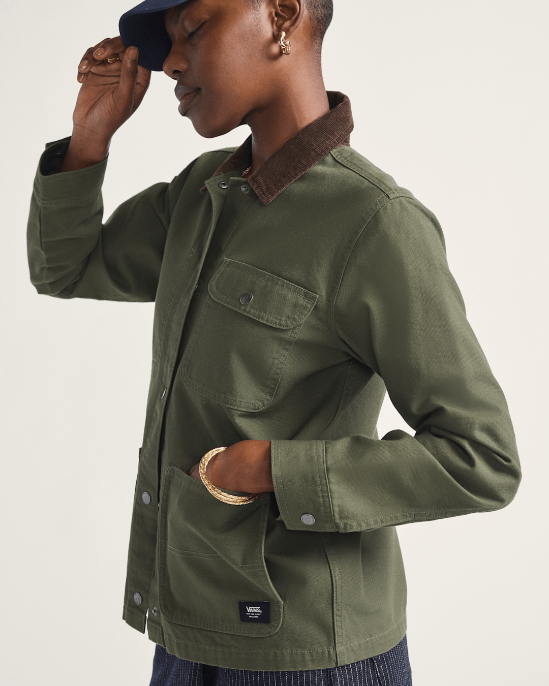 Vans Drill Chore Coat in Green