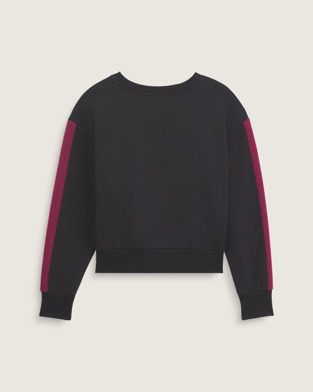 Vans Faster Crew Sweatshirt in Black / Pink